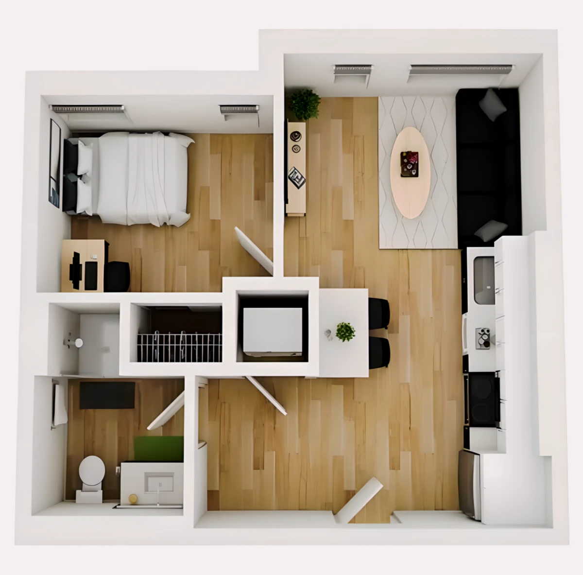 5 Rooms view 2