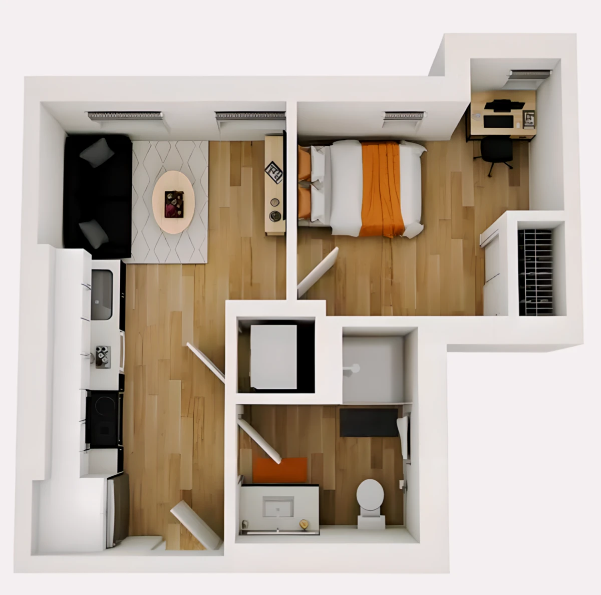 1 Rooms view 2