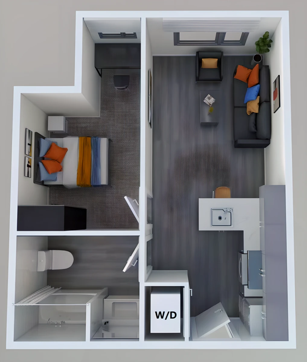 1 Bed 1 Bath The Ivy