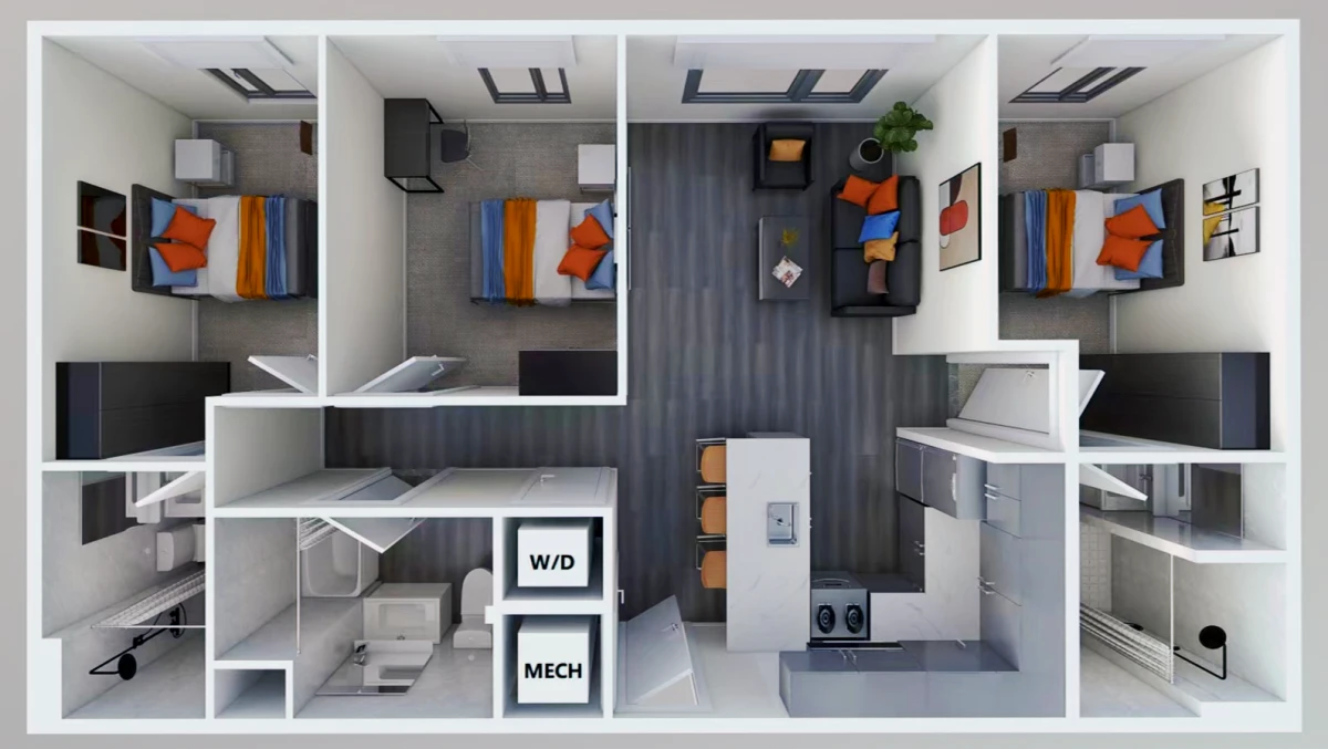 3 Bed 3 Bath The Canopy