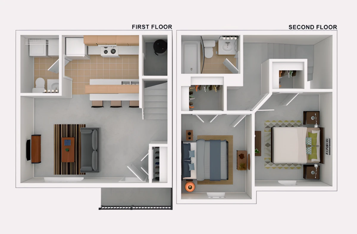 3 Rooms view 2