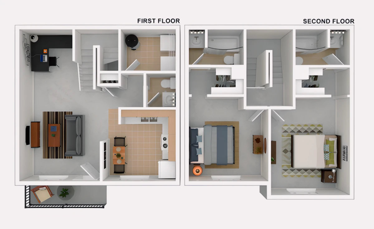 2 Rooms view 2