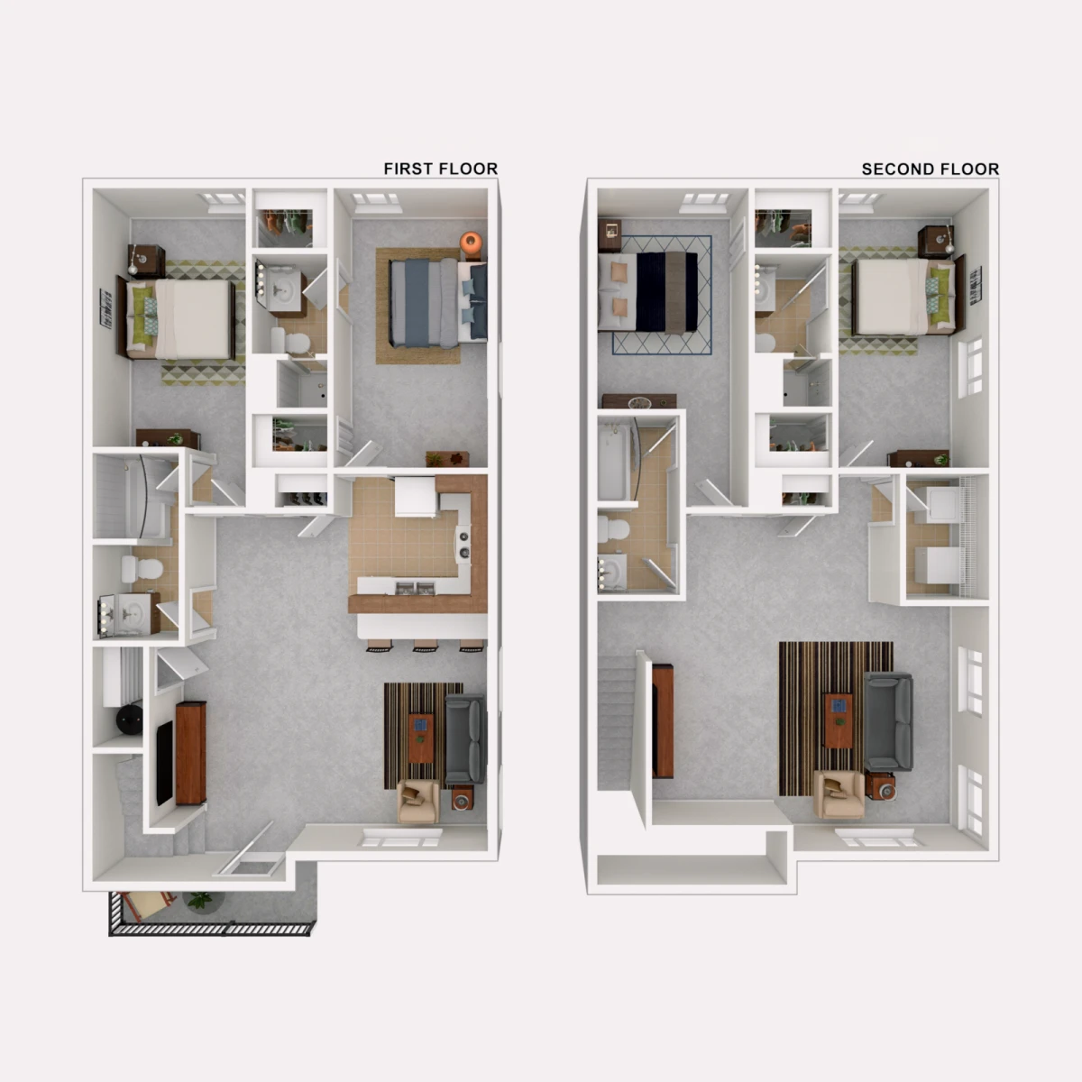 2 Rooms view 3