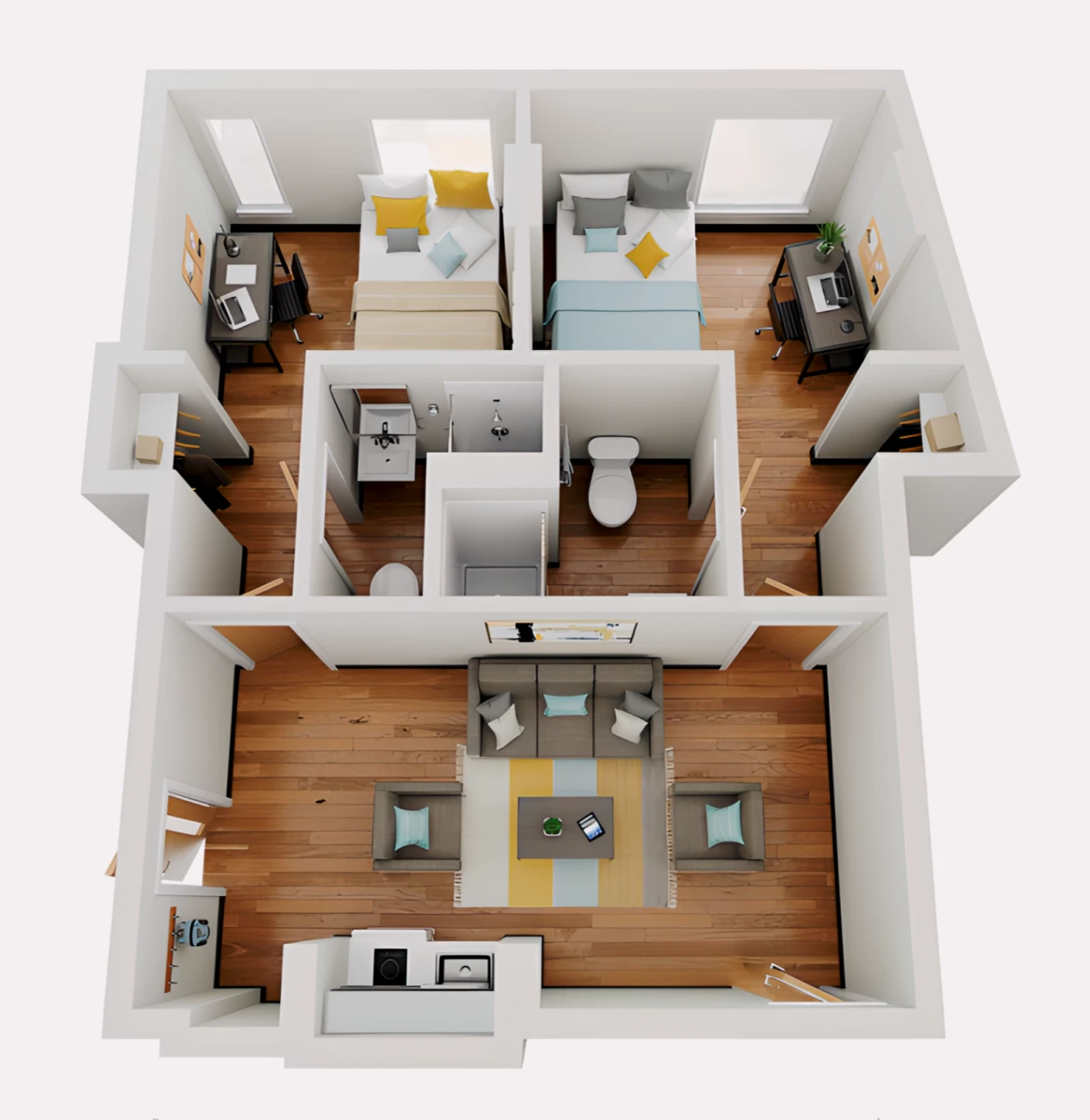 B1 Rooms view 1