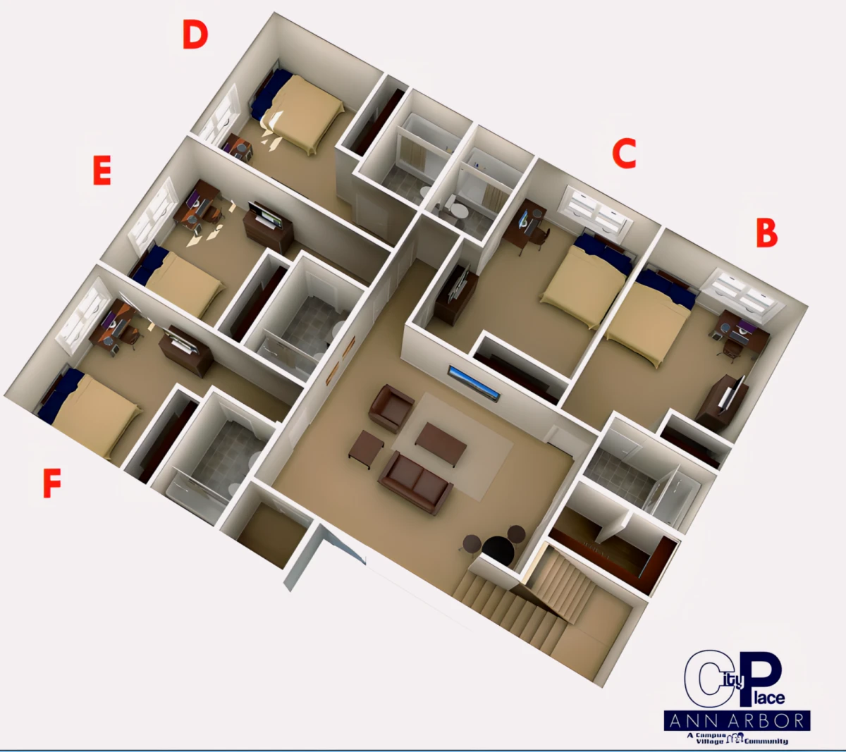 BLUE Rooms view 1
