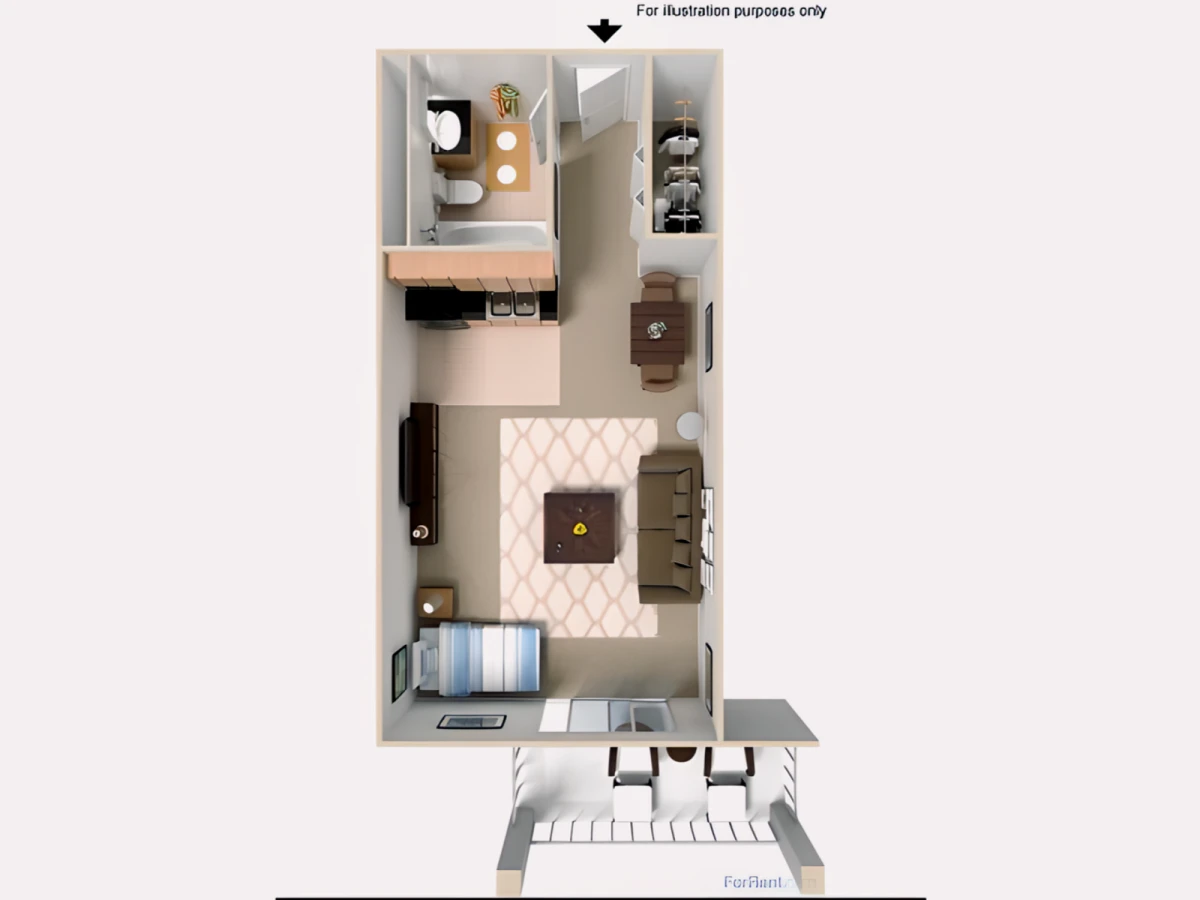2 Rooms view 2
