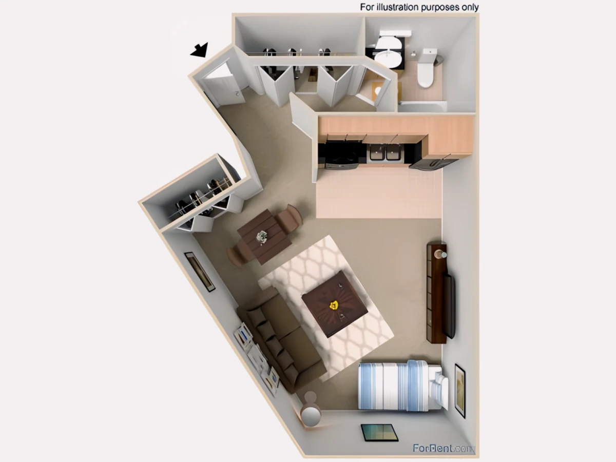Studio Rooms view 1