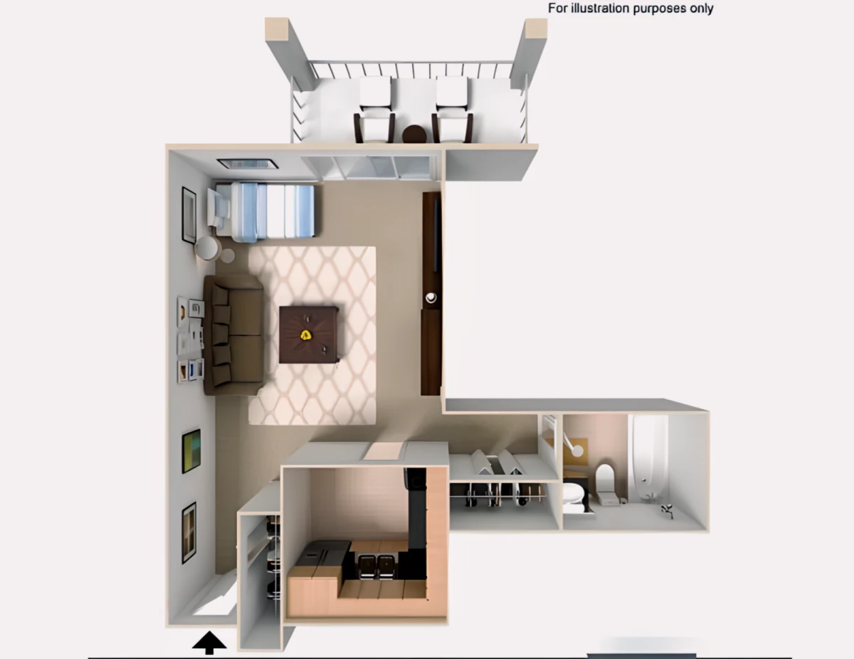 Studio Rooms view 2