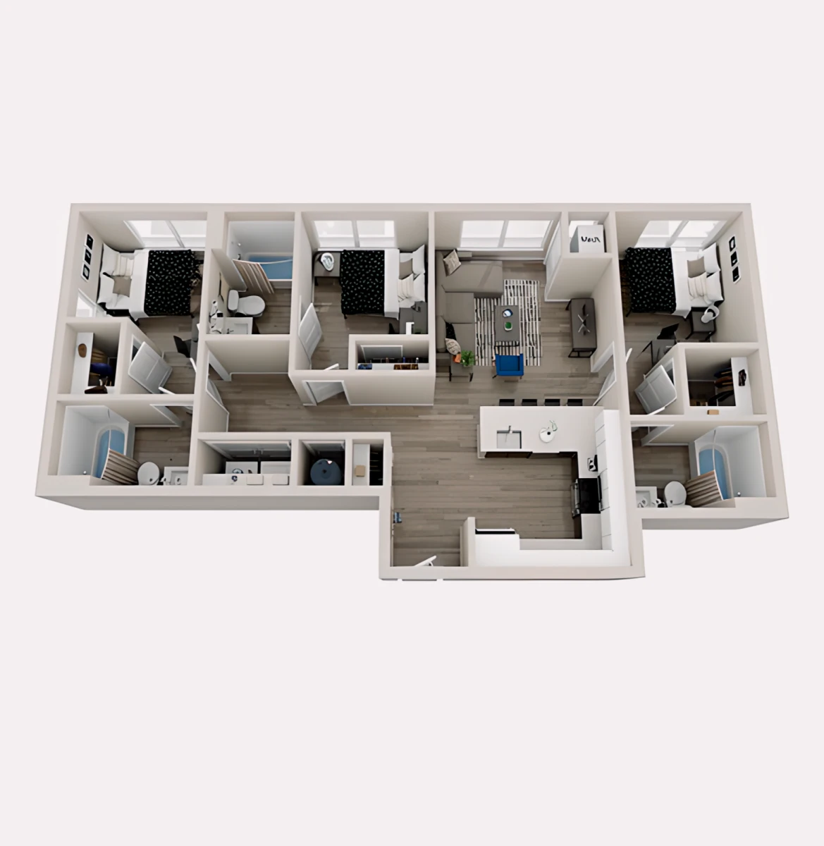 3 Rooms view 3