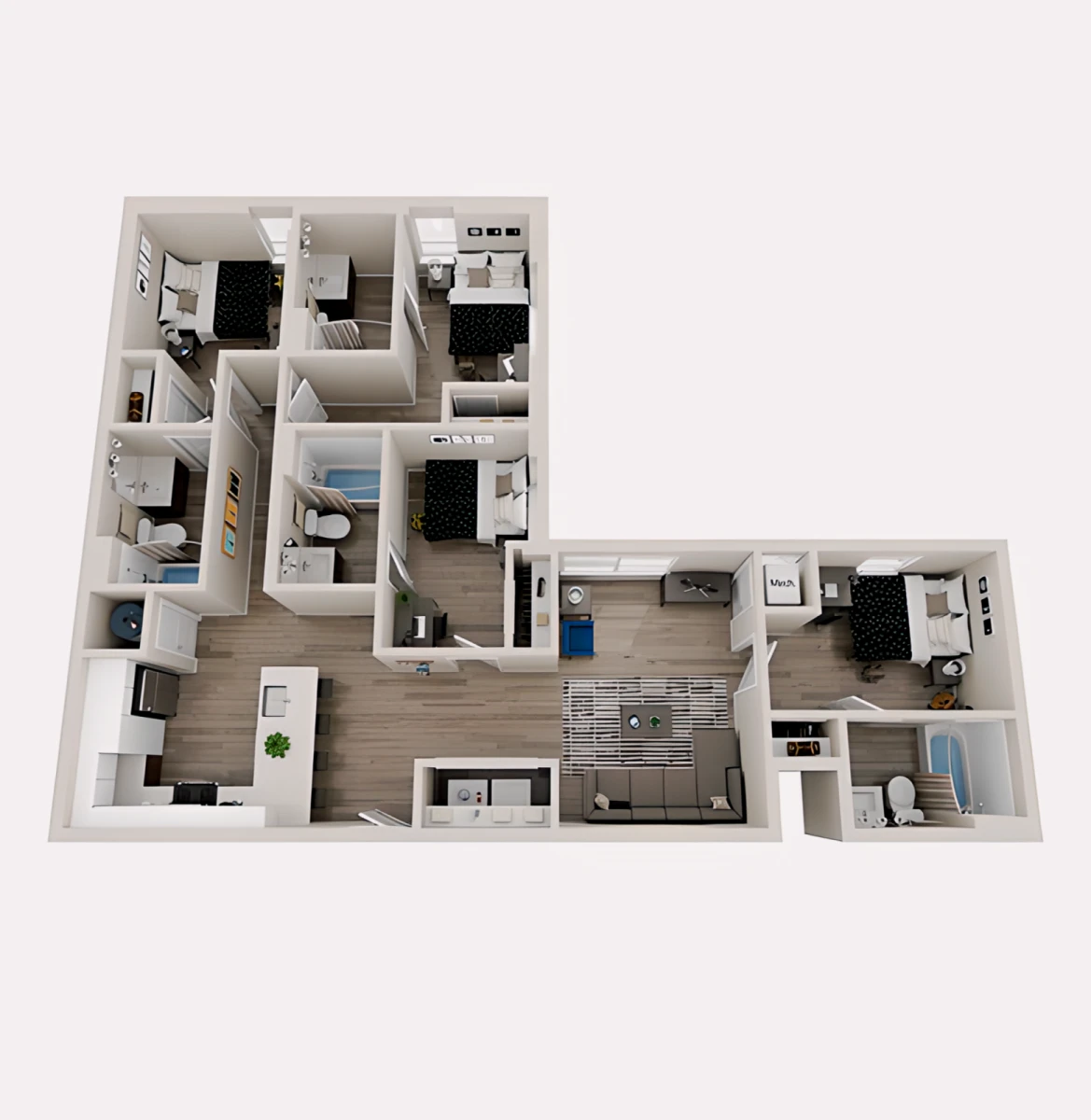 4 Rooms view 4