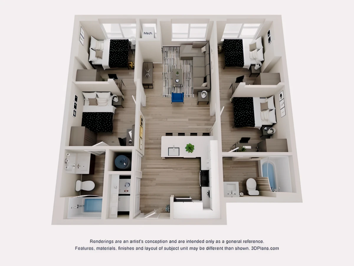 Shared Rooms view 2