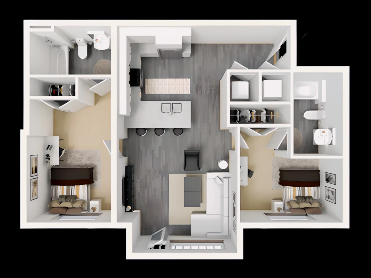 2 Rooms view 4