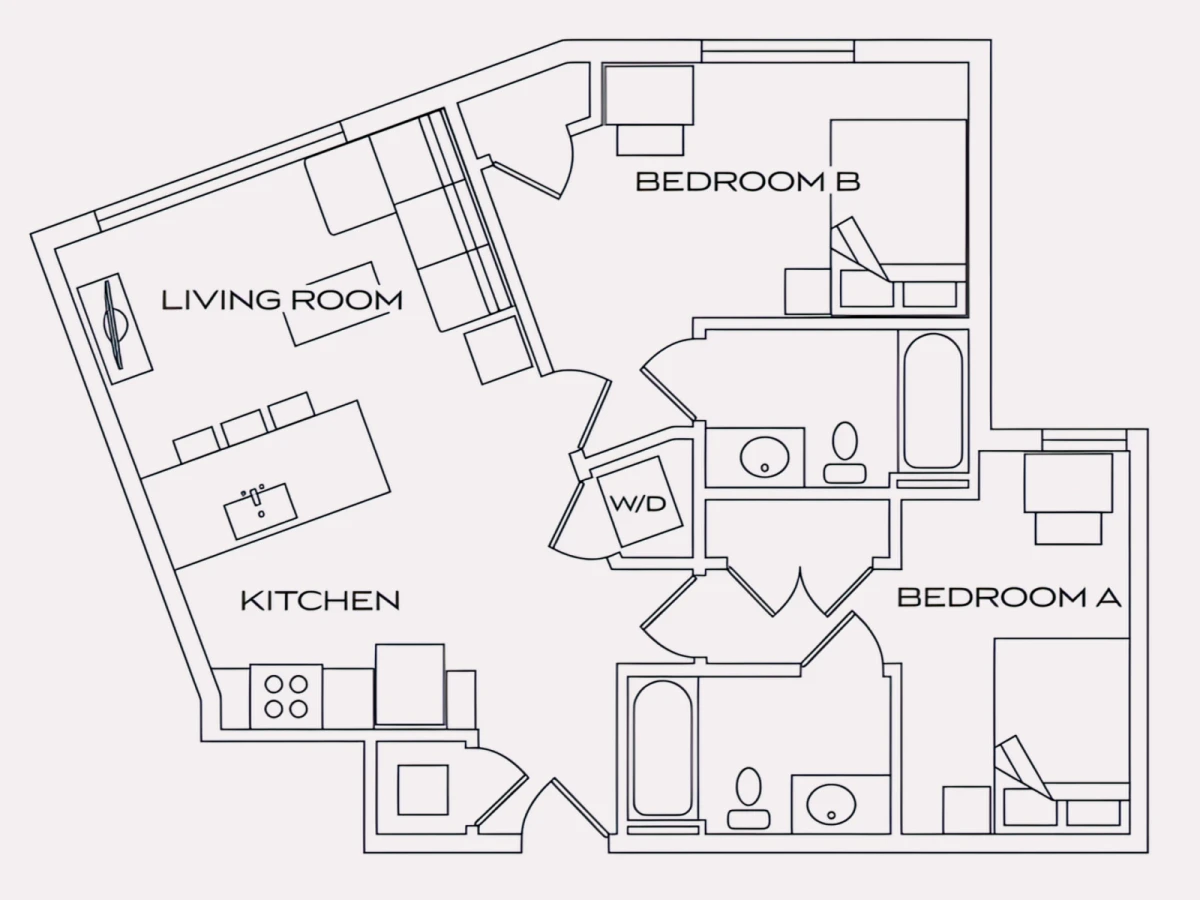 2 Rooms view 3