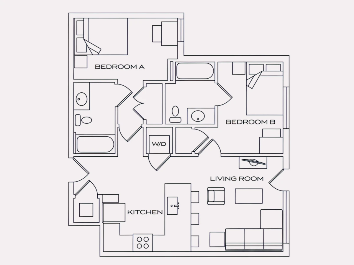 2 Rooms view 2