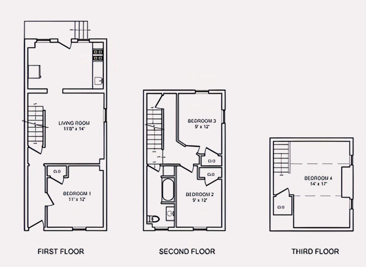 4 Rooms view 1