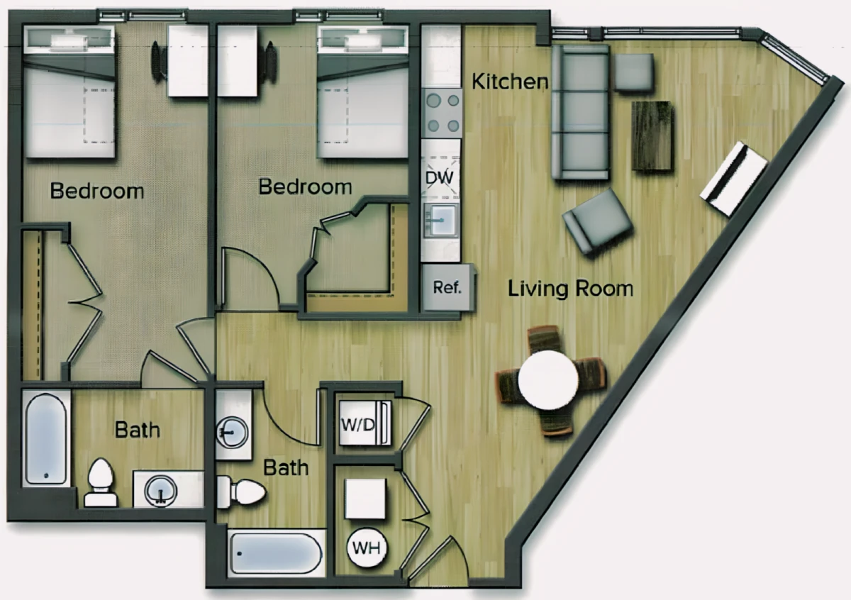 2 Rooms view 2