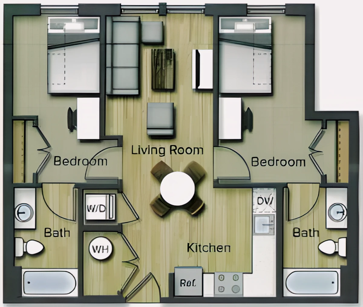 2 Rooms view 4