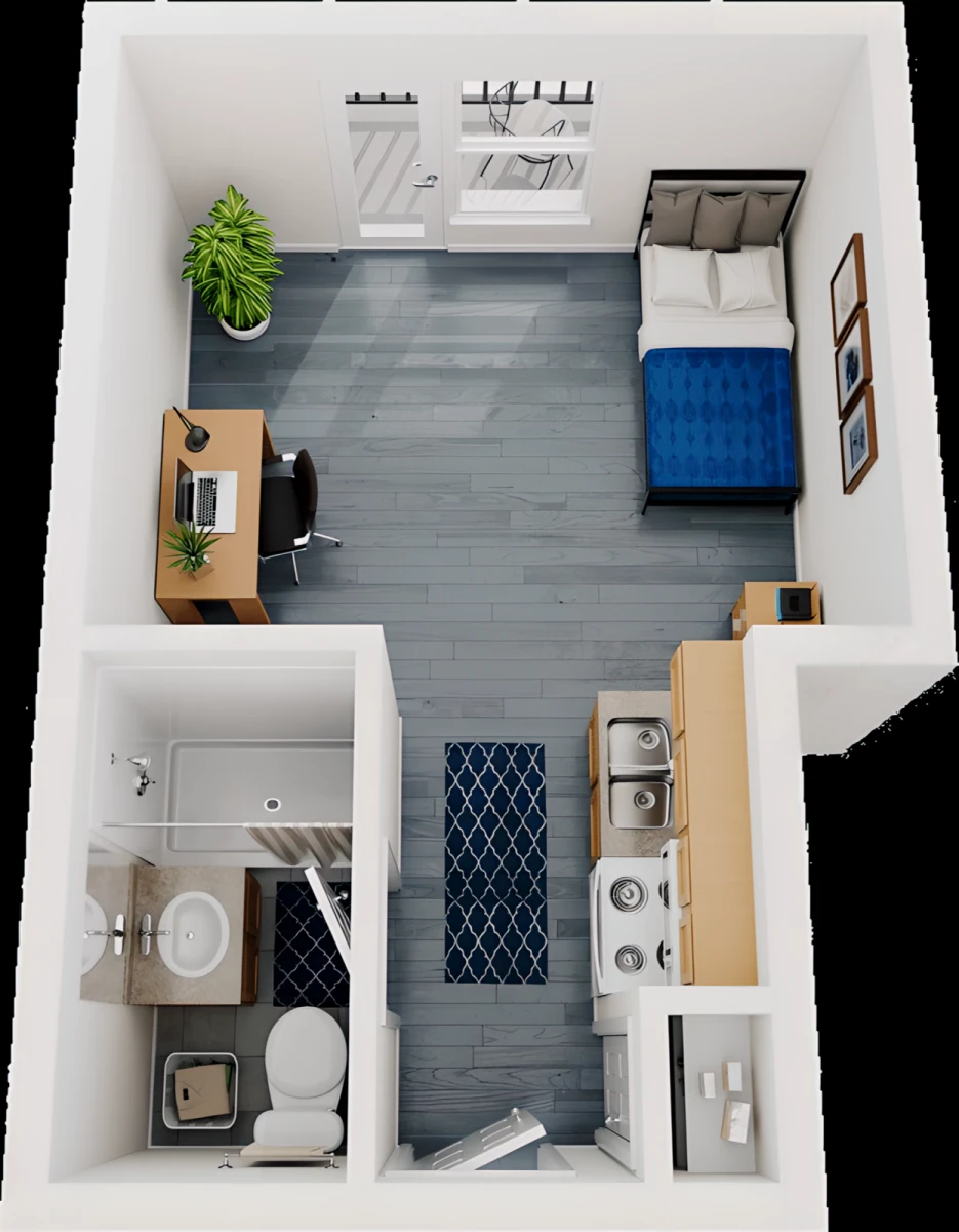 2 Rooms view 2