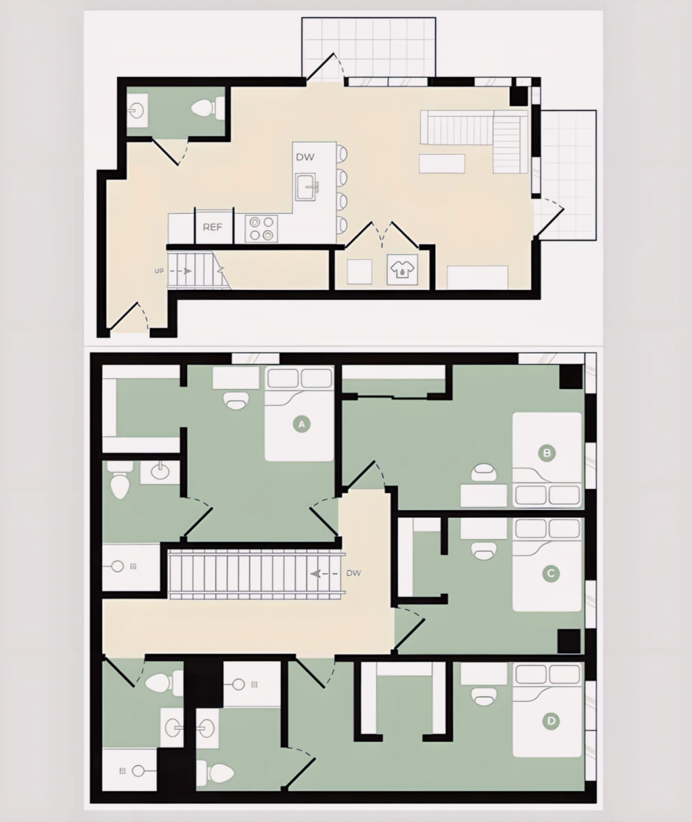 4 Bed 3.5 Bath C