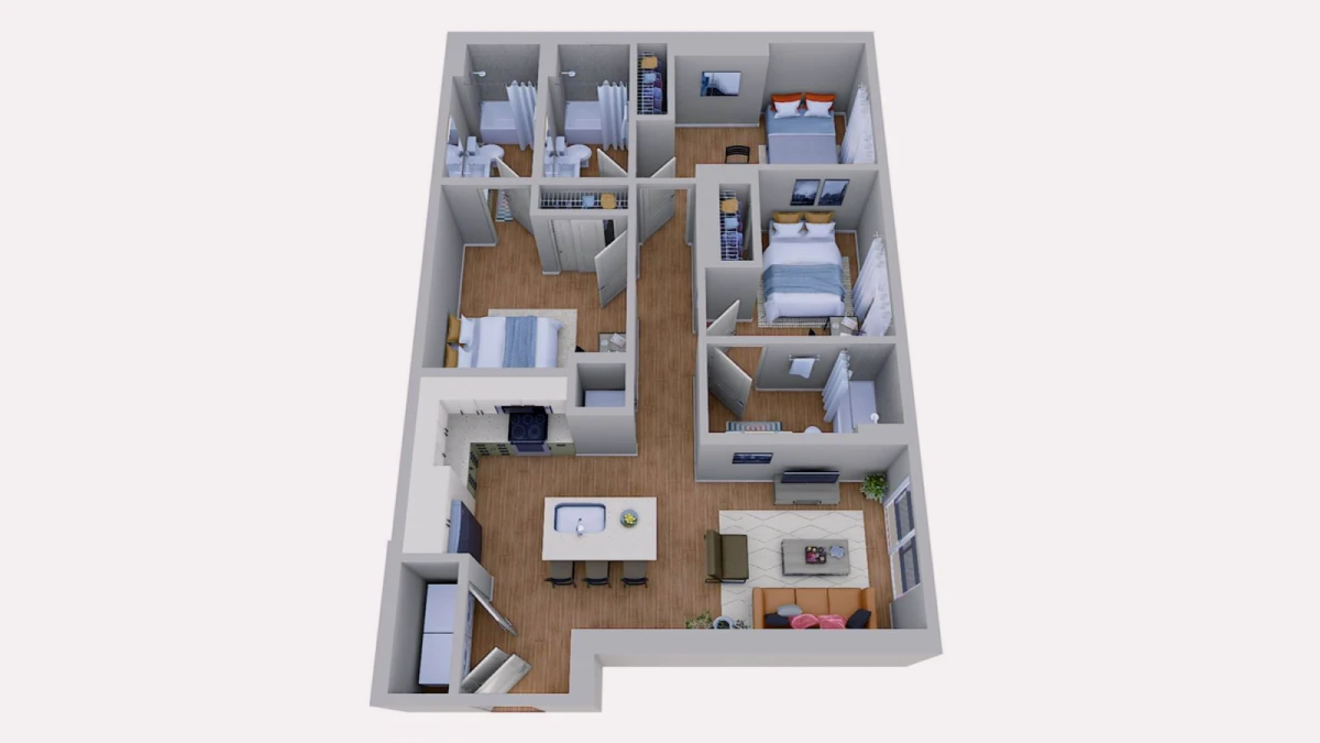 3 Rooms view 3