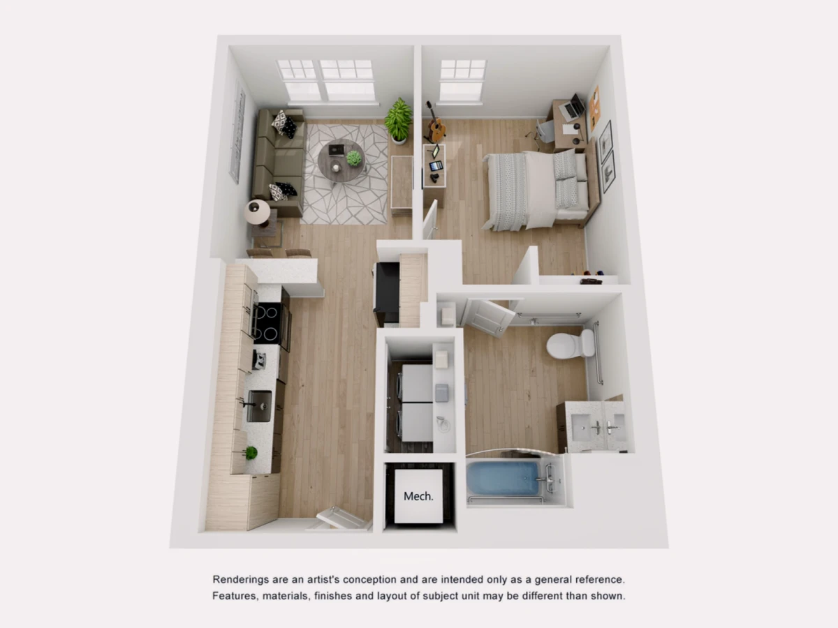 One Rooms view 2