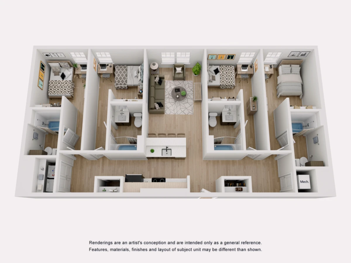 Four Rooms view 1
