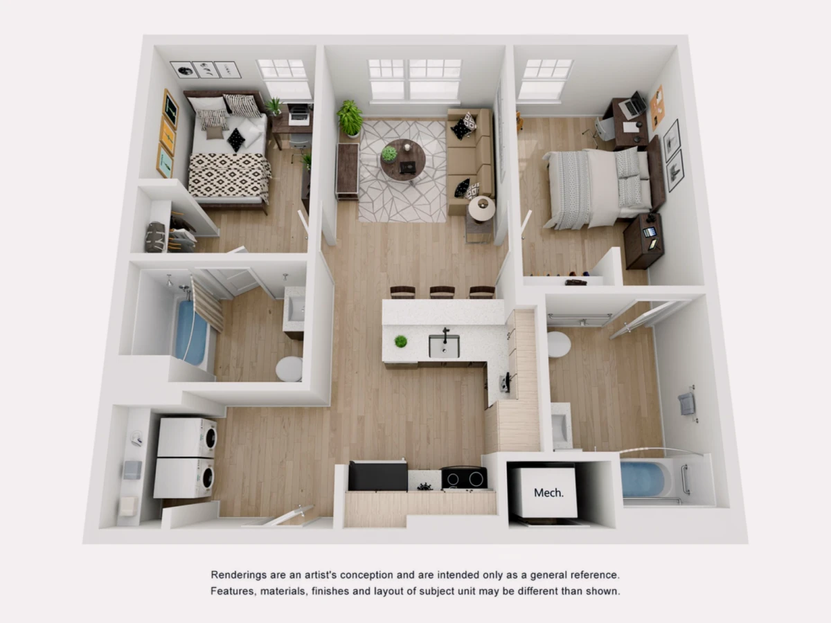 Two Rooms view 1