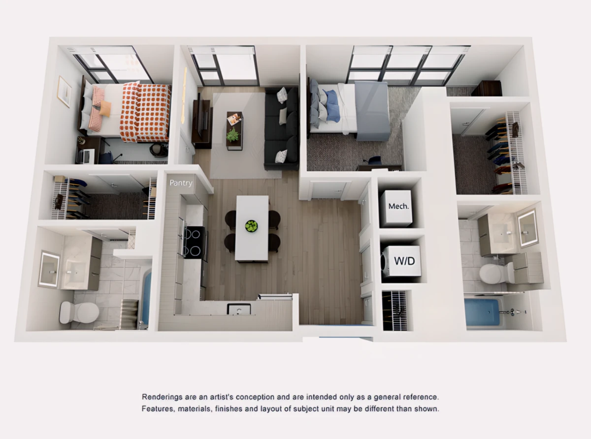 2 Rooms view 2