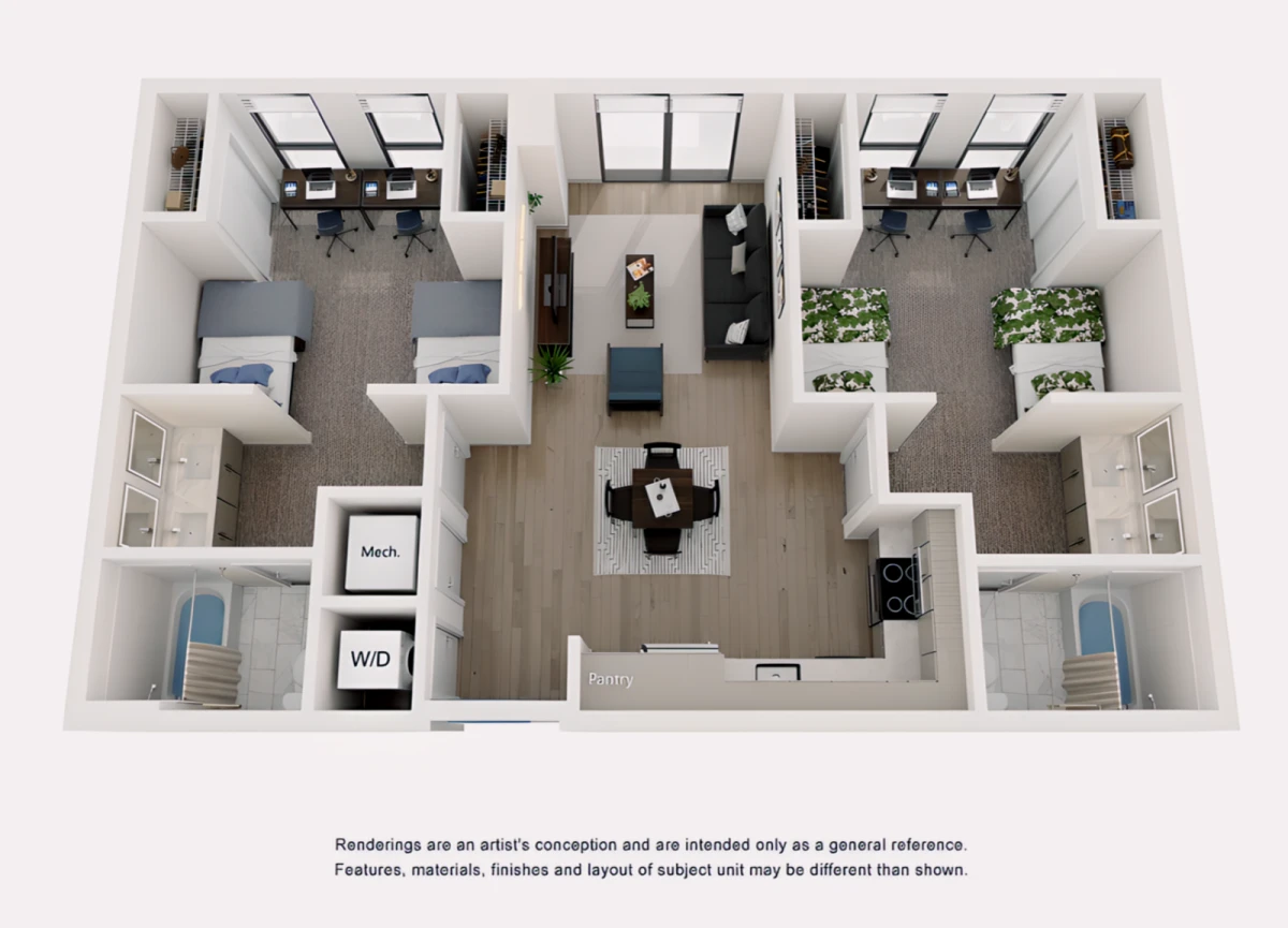 2 Rooms view 4