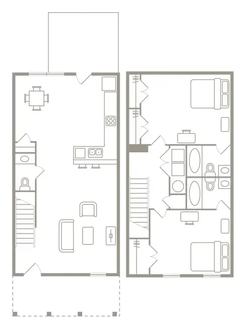 2 Rooms view 1
