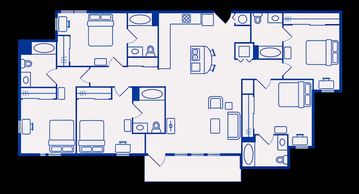 5 Rooms view 1