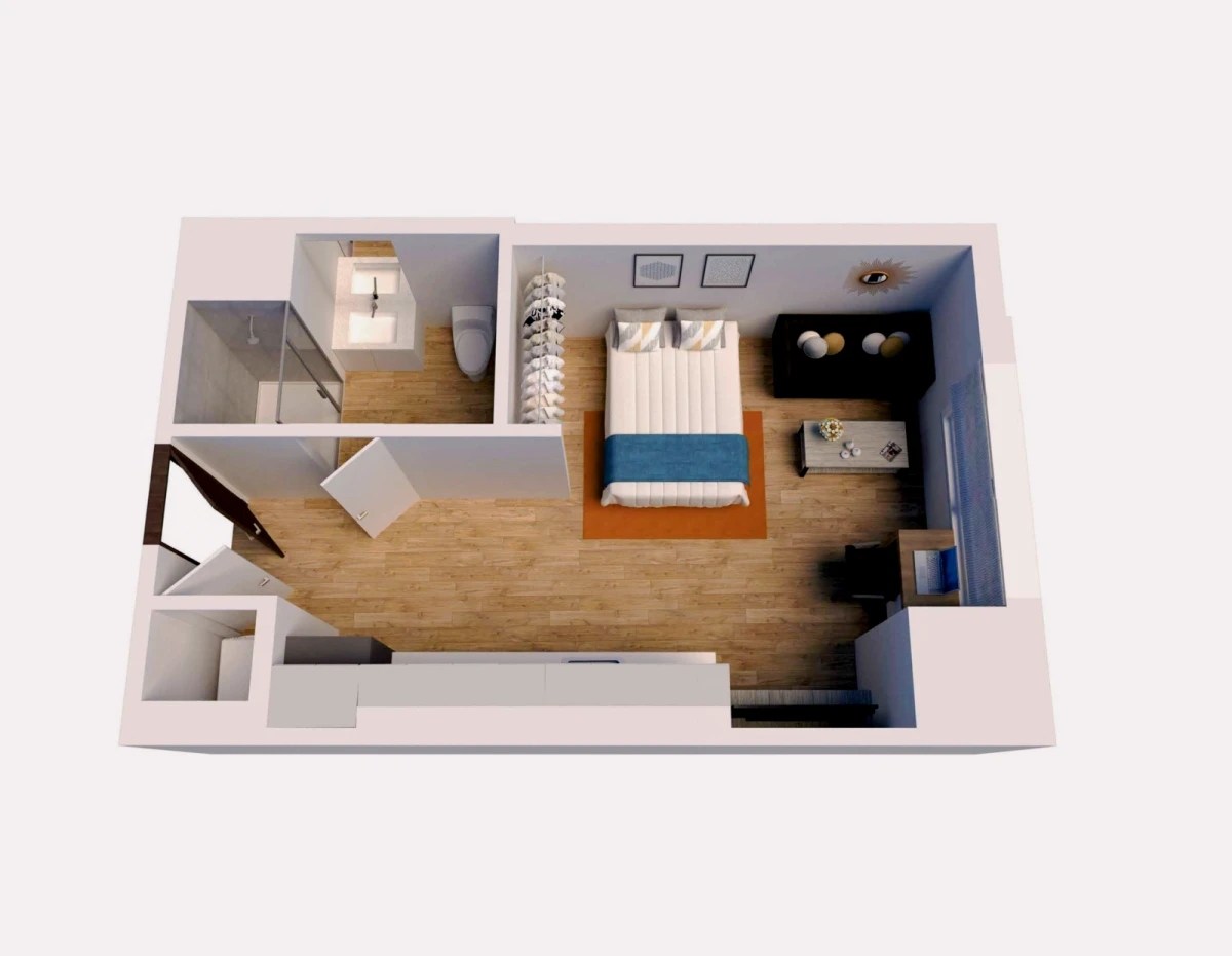 Studio Rooms view 1