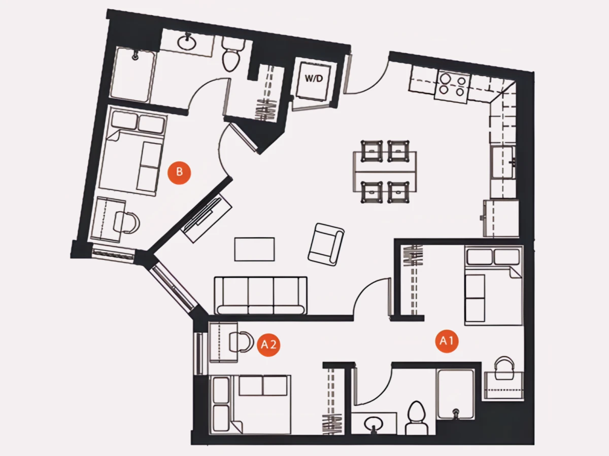 3 Rooms view 3