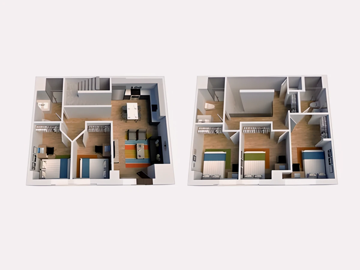 Shared Rooms view 1