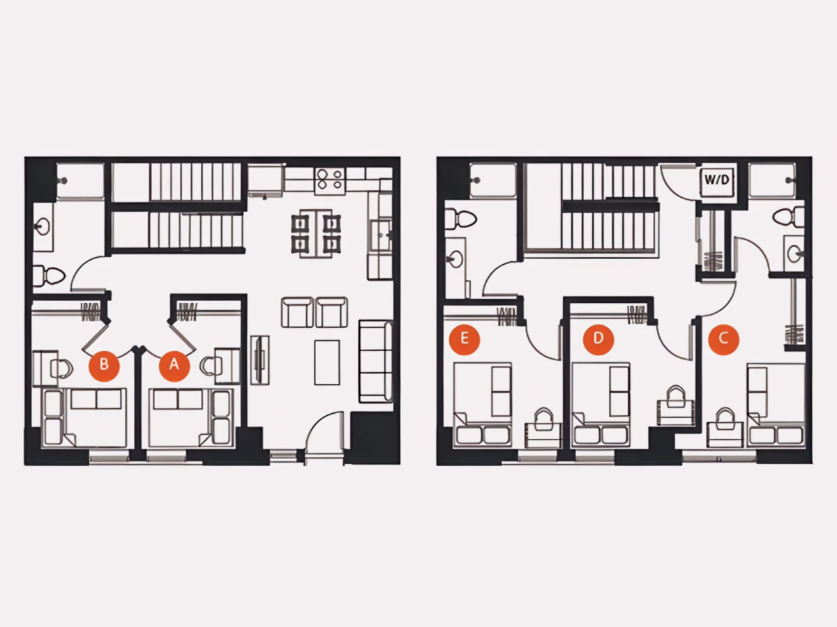 5 Rooms view 3