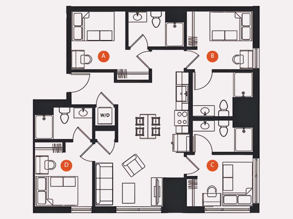 4 Rooms view 4