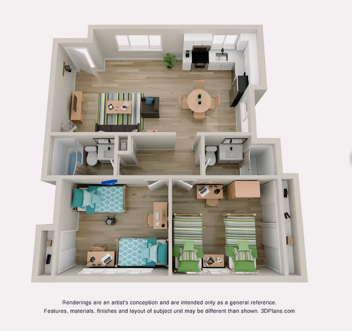 2 Rooms view 2