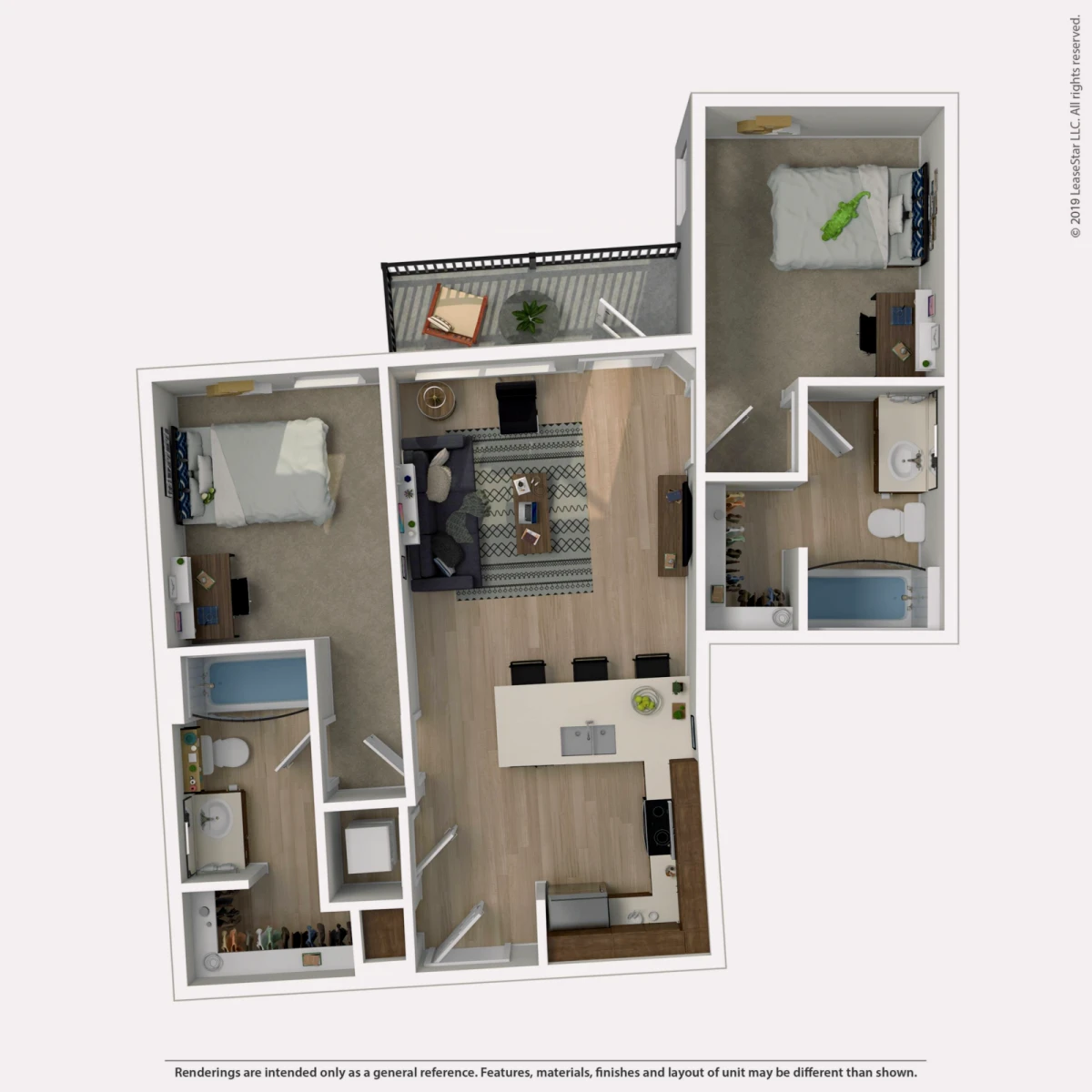 2 Rooms view 2
