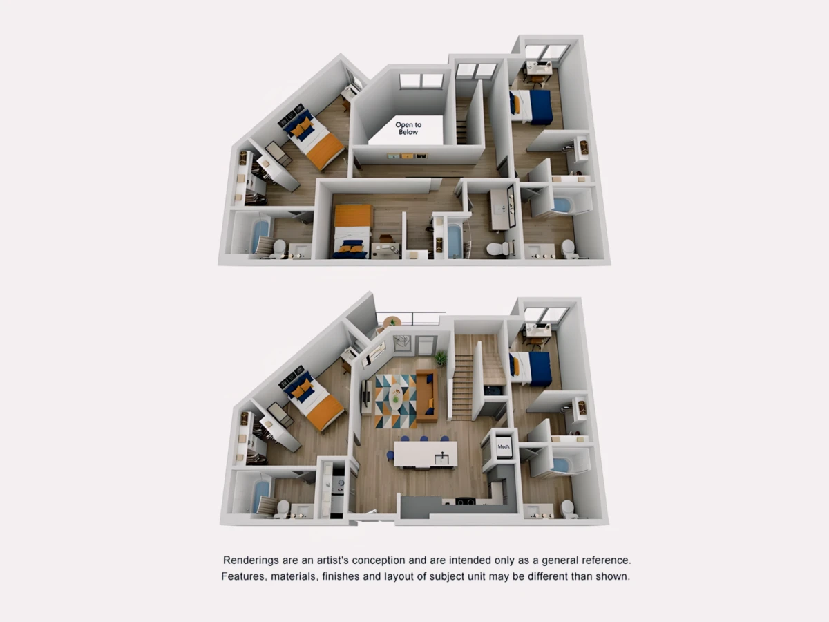 5 Rooms view 3