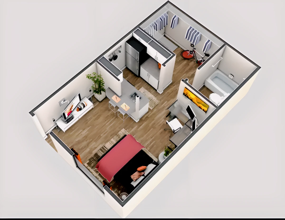 Studio Rooms view 1