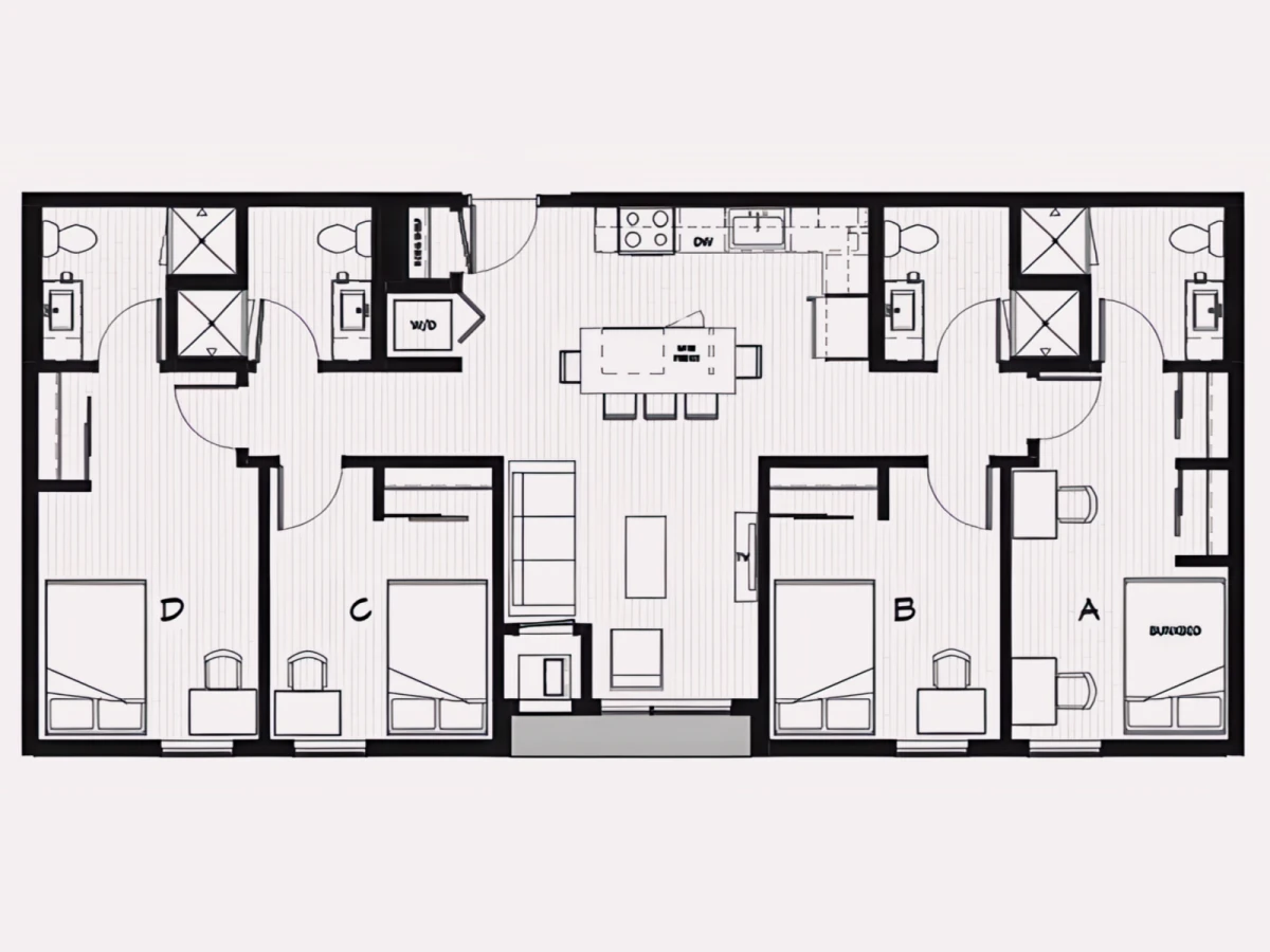 3 Rooms view 1