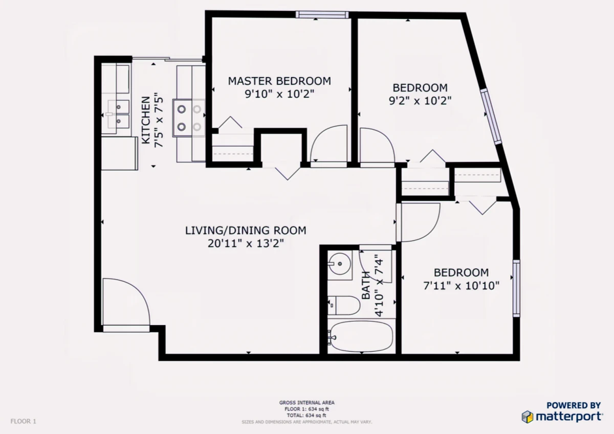1Bedrooms, 1Bathrooms