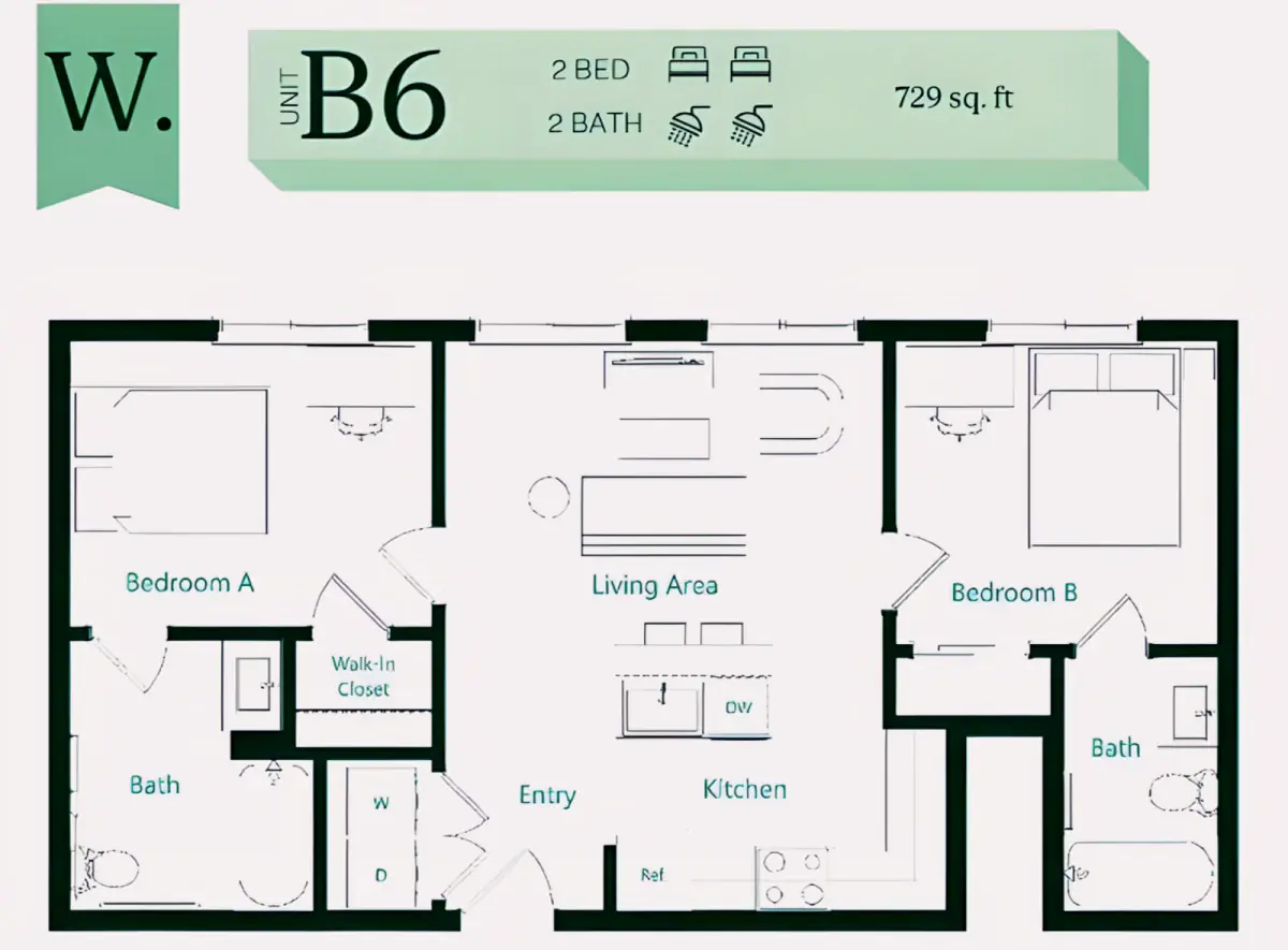 2 Rooms view 4