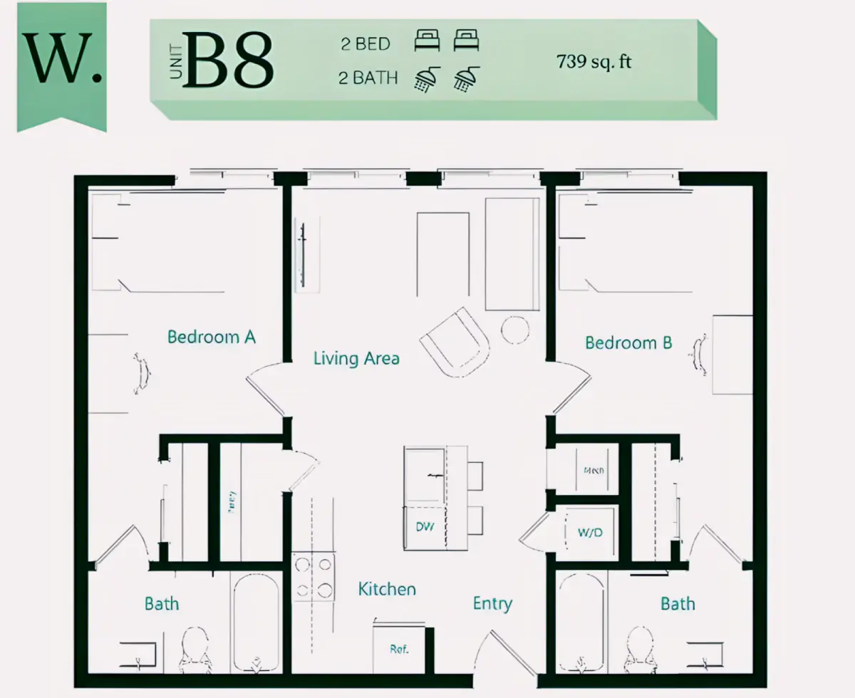 2 Rooms view 3