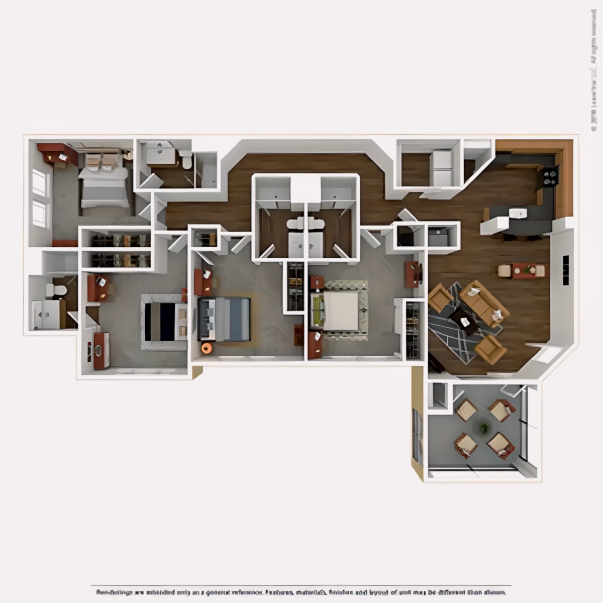4BR/4BA Rooms view 3