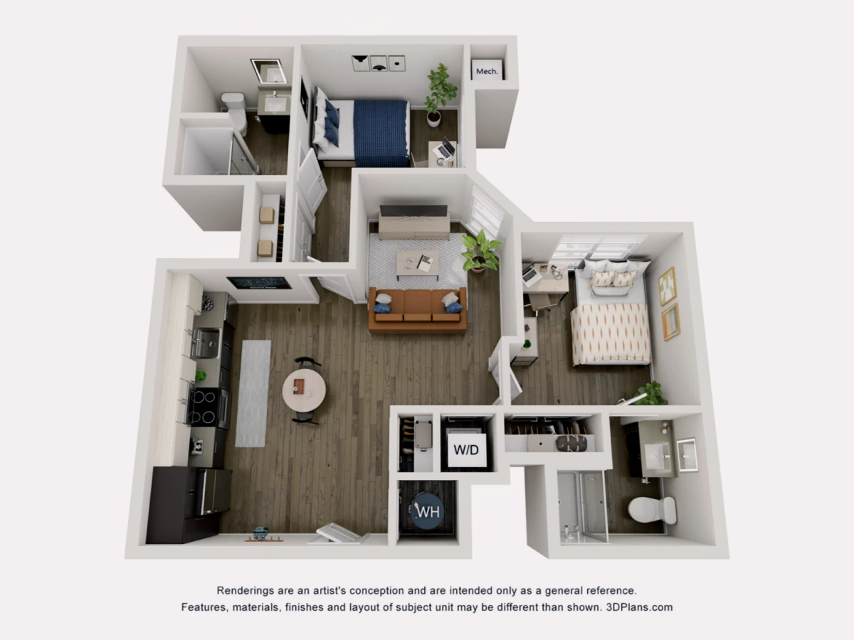 b2-two Rooms view 1