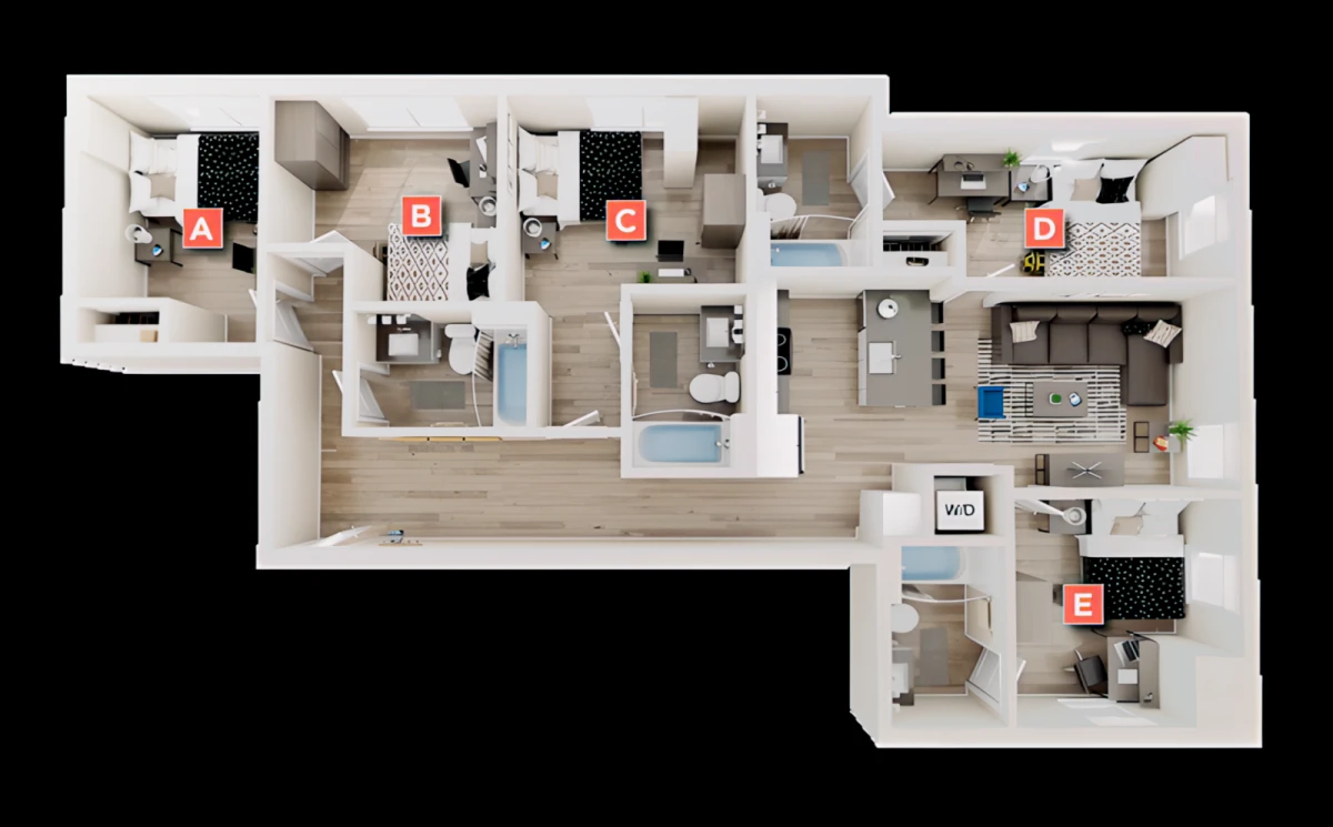 5 Bed 4 Bath E2