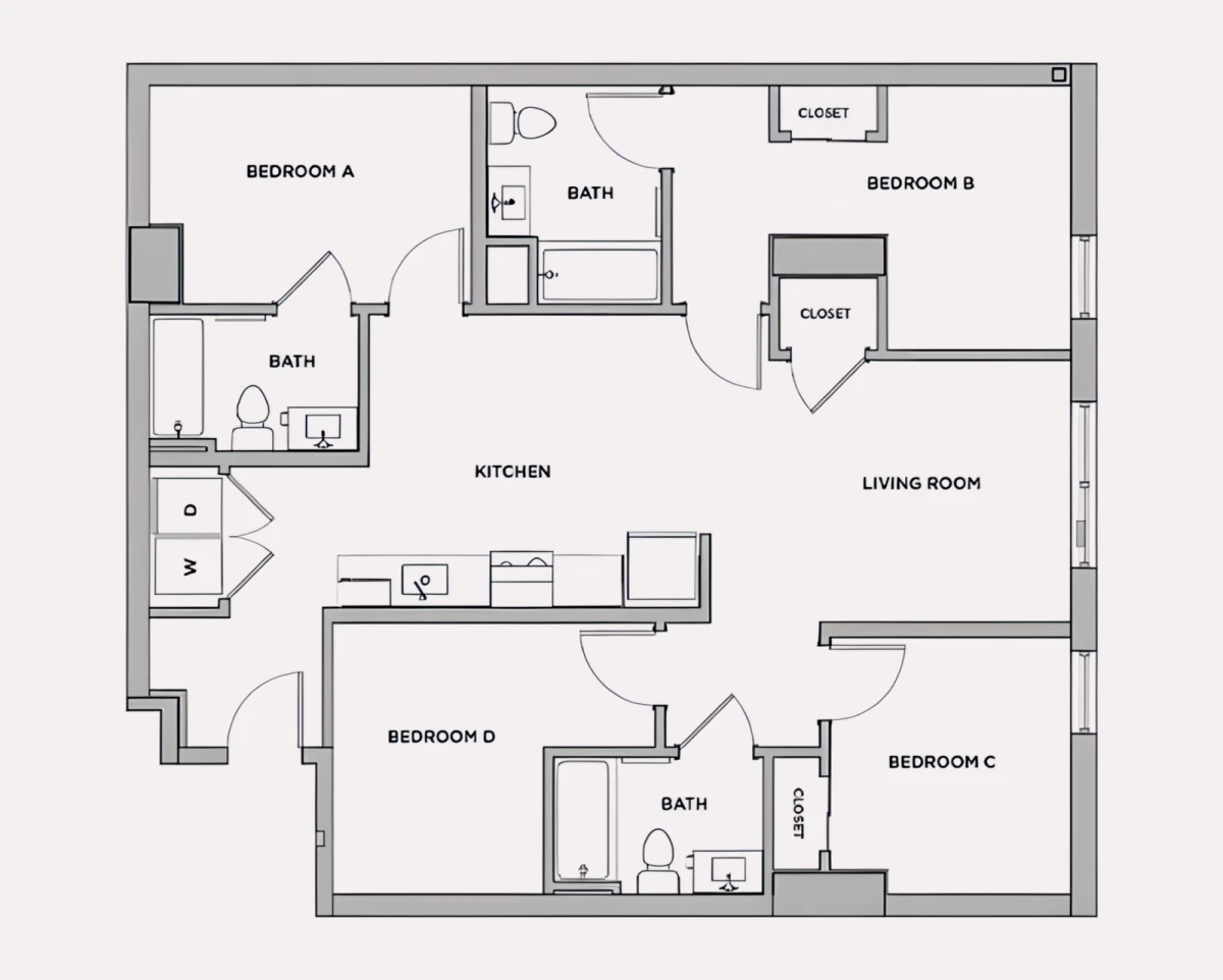 4 Bed 3 Bath D5