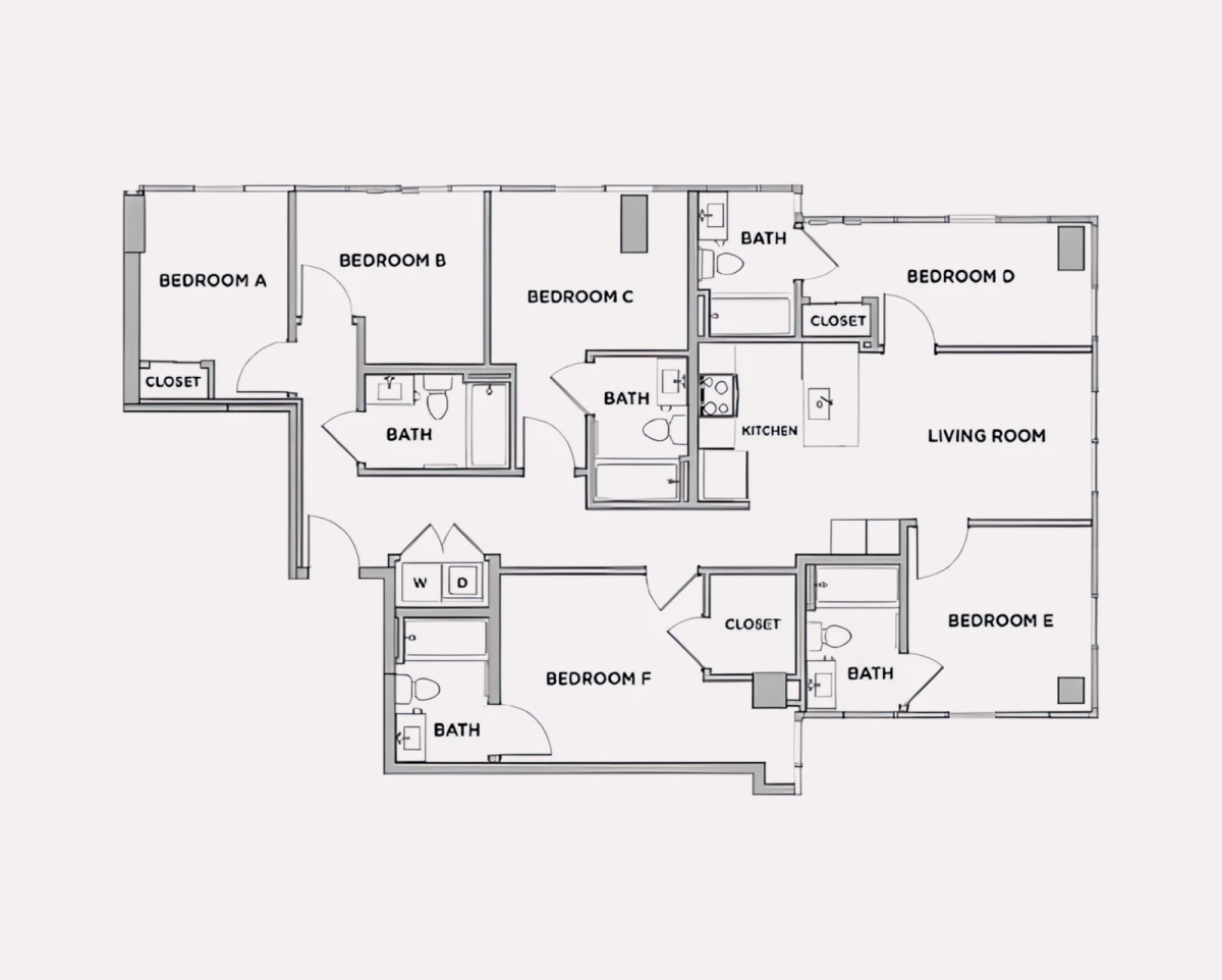 6 Bed 5 Bath F3