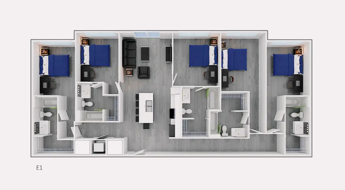 5x5 Rooms view 1